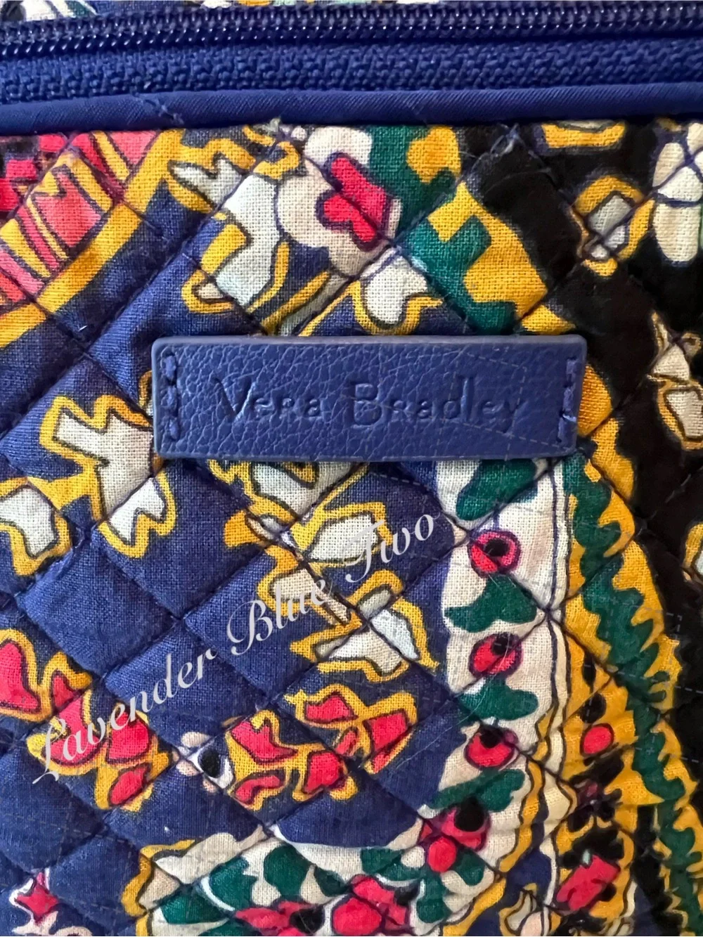 VERA BRADLEY Romantic Paisley 2018 Iconic Backpack Travel Purple Blue Yellow Lig
